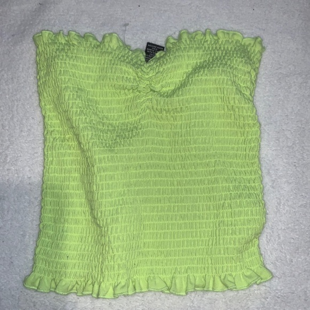 Rue21 neon green‎ tube top